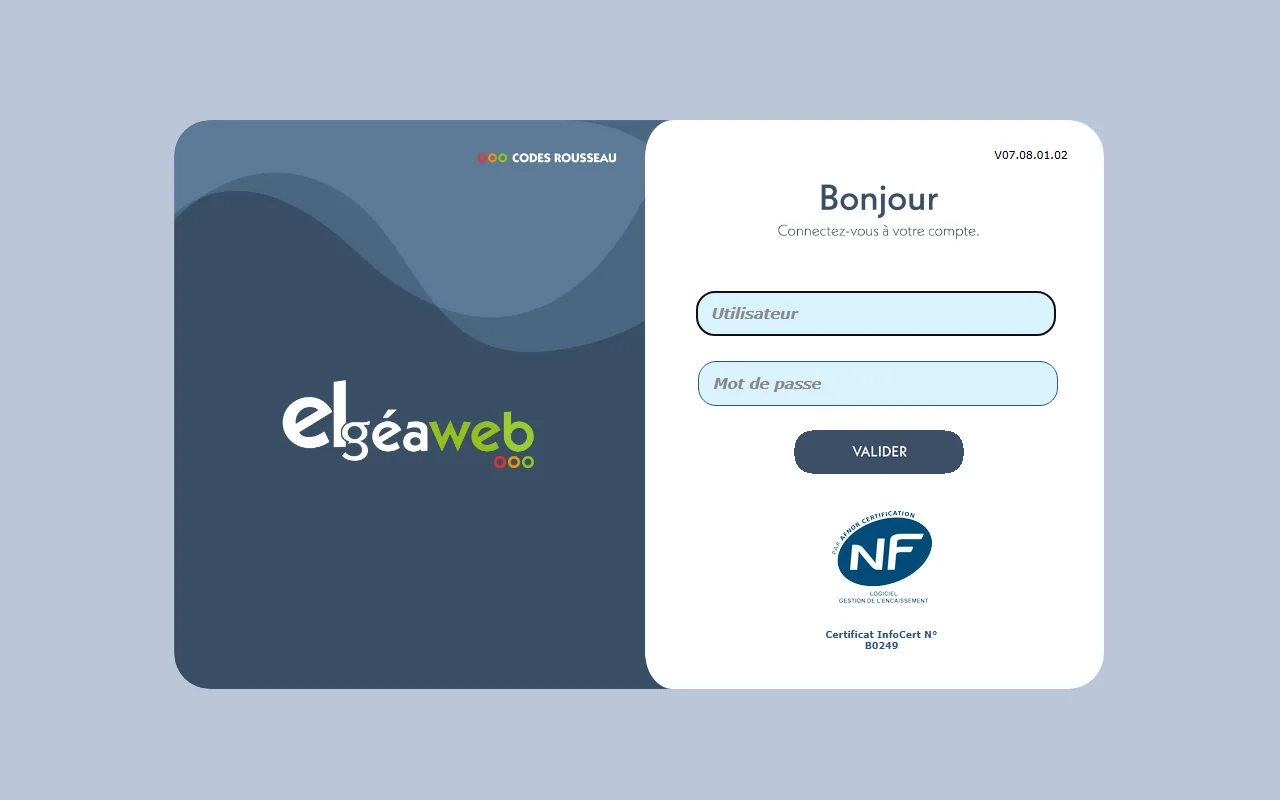 Elgeaweb page de connexion elgeaweb, le logiciel de gestion d'auto-ecole