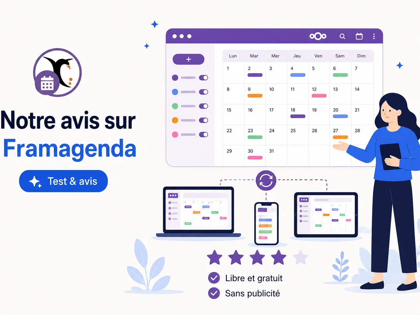 Avis Framagenda framagenda avis : notre test de l'agenda en ligne libre