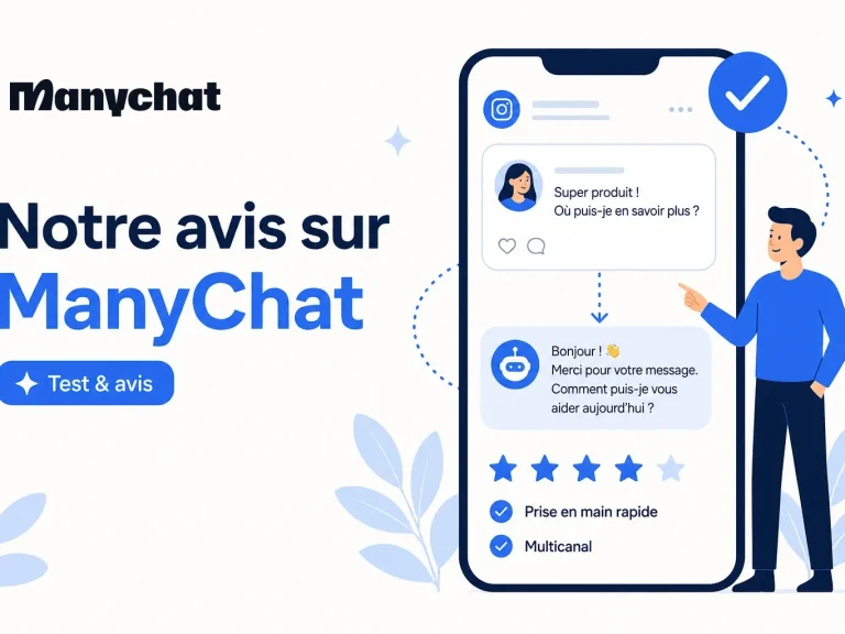 avis manychat : notre test du chatbot marketing instagram et messenger