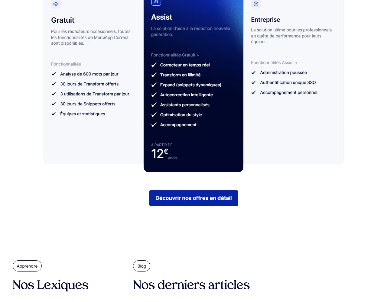 grille tarifaire officielle de merciapp en juillet 2026 : gratuit, assist des 12 euros par mois, entreprise