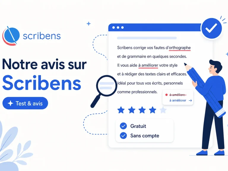 avis scribens : notre test du correcteur d'orthographe gratuit