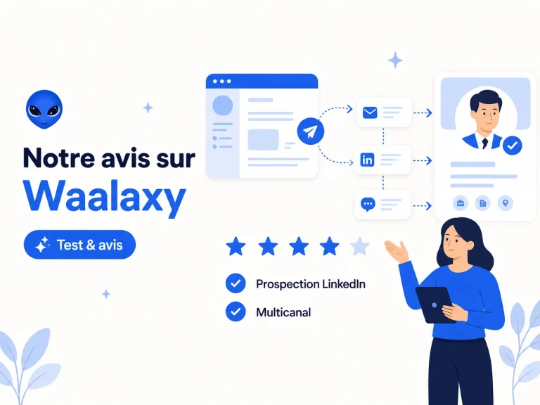 avis waalaxy : notre test de l'outil de prospection linkedin