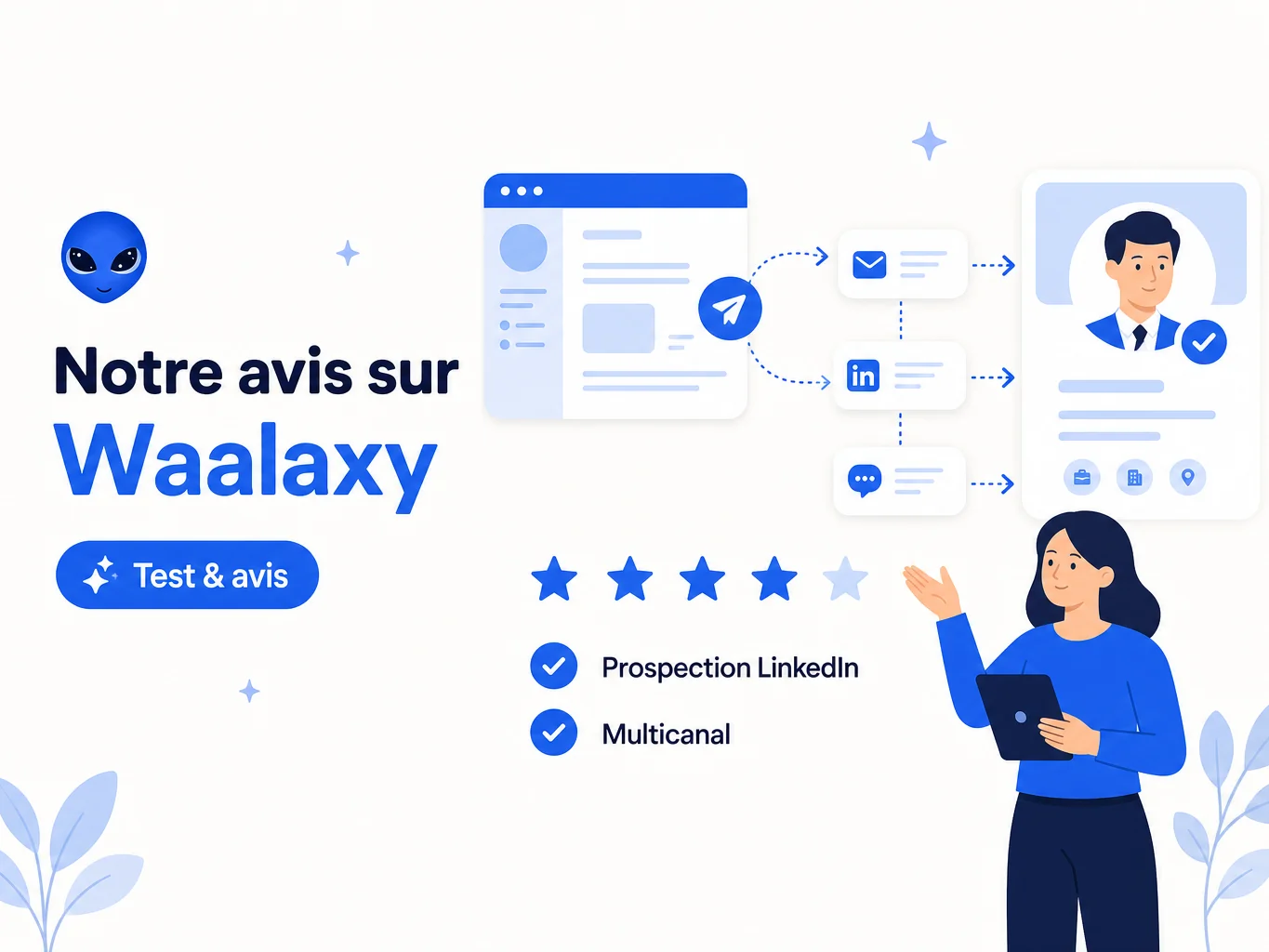 Avis Waalaxy avis waalaxy : notre test de l'outil de prospection linkedin