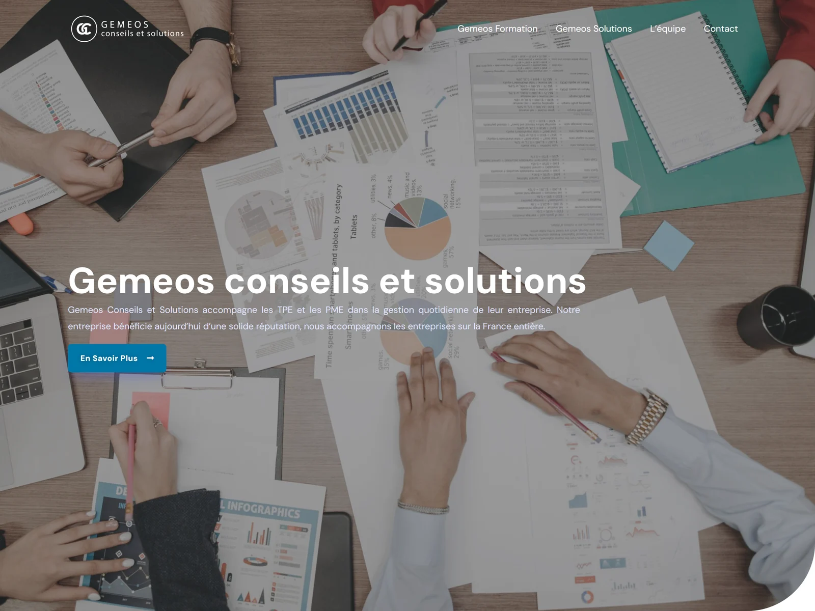page d'accueil du site de Gemeos Agency