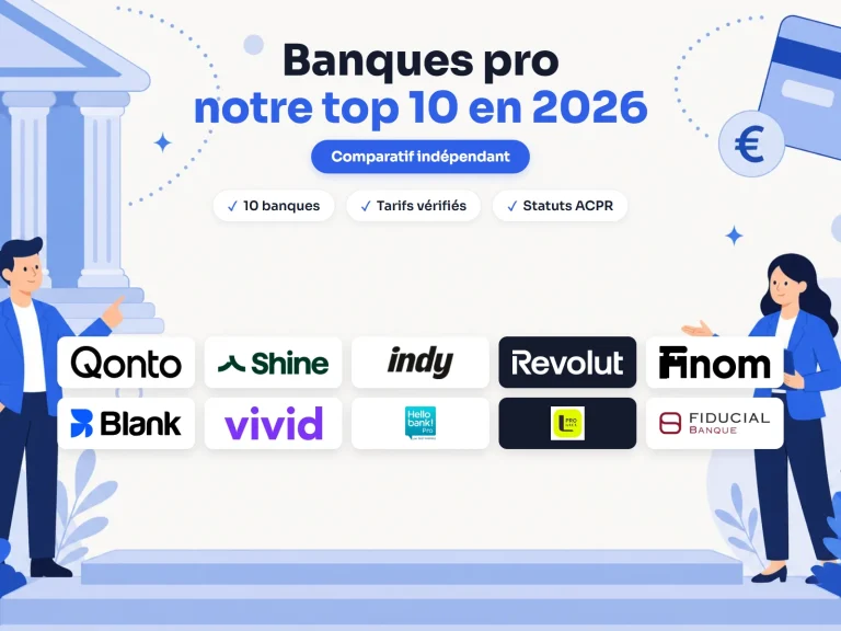 meilleure banque pro : notre classement 2026 des 10 meilleurs comptes pro