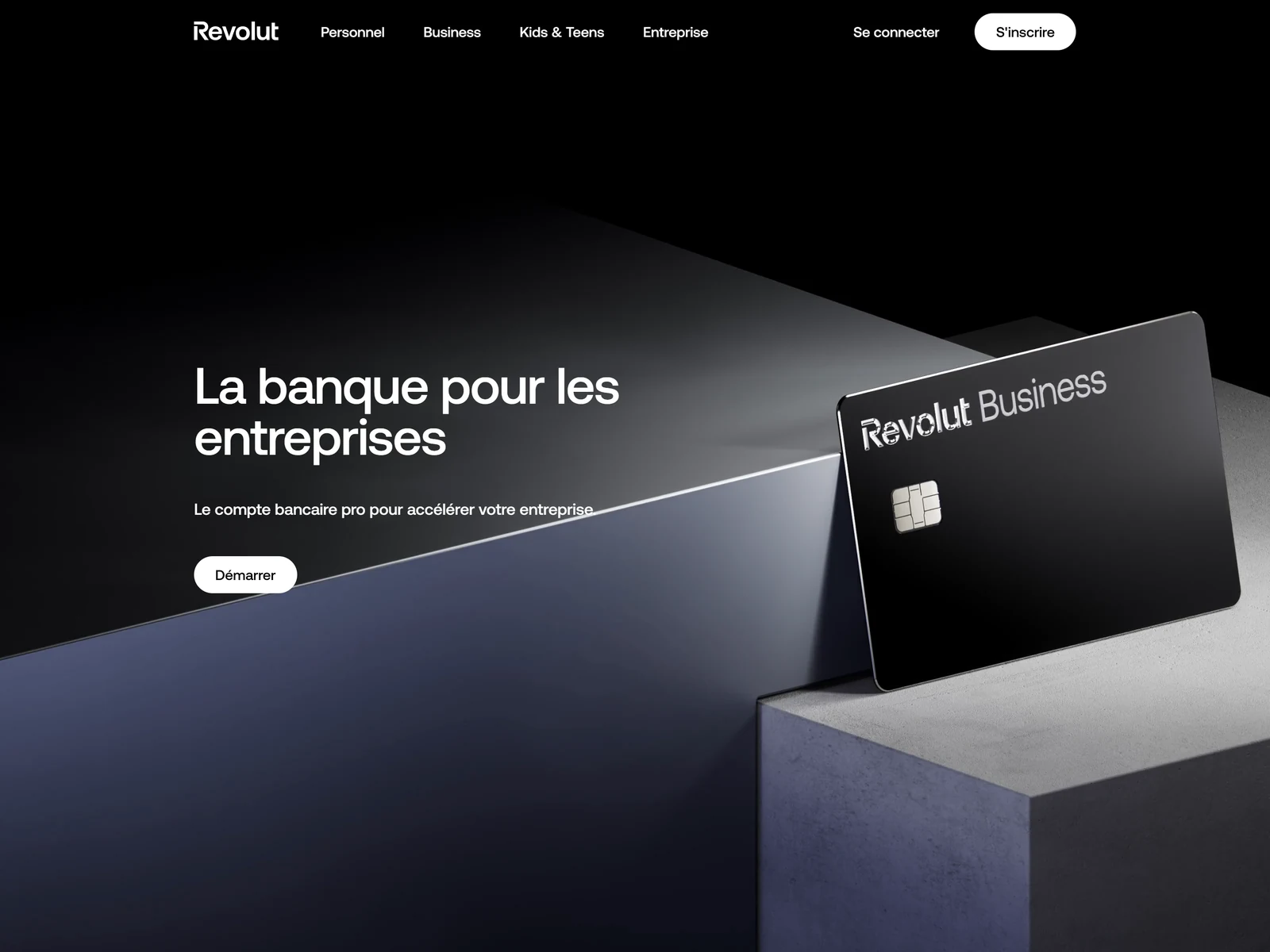page d accueil de Revolut Business, compte pro multi-devises